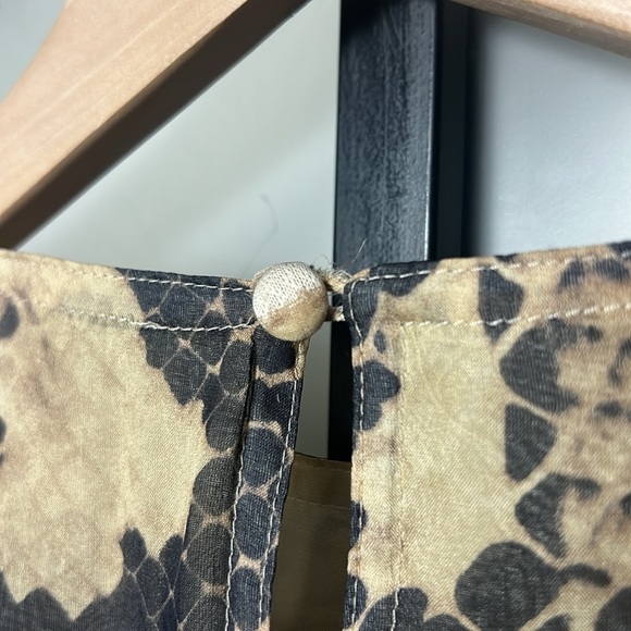 Ann Mashburn Silk Animal Print Dress Size XS - Picture 4 of 10